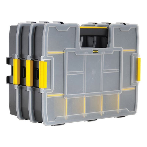 Stanley® Hand Tools SORTMASTER™ Junior Stackable Organiser Bonus Triple Pack STANLEY® Hand Tools - RockBottom Nothampton