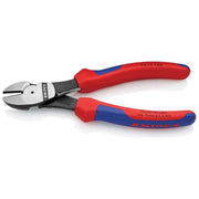 Knipex High Leverage Diagonal Cutters Multi-Component Grip with Spring 180mm Knipex - RockBottom Northampton
