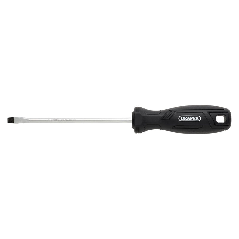 Draper Slotted Hard Grip Screwdriver, 5.5 x 125mm Draper - Town Tools