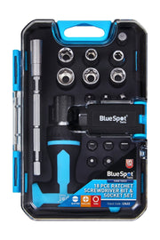 Blue Spot Tools 18 PCE Ratchet Screwdriver & Bits Set