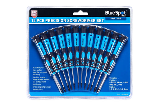 Blue Spot Tools 12 PCE Precision Screwdriver Set