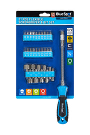 Blue Spot Tools 31PCE Flexy Screwdriver & Bit Set