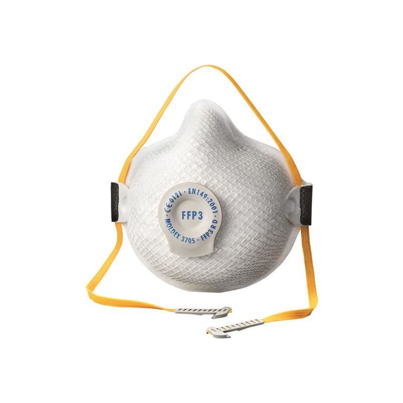 Moldex Air Seal FFP3 R D Valved Reusable Mask (Pack of 8) Moldex - RockBottom Northampton