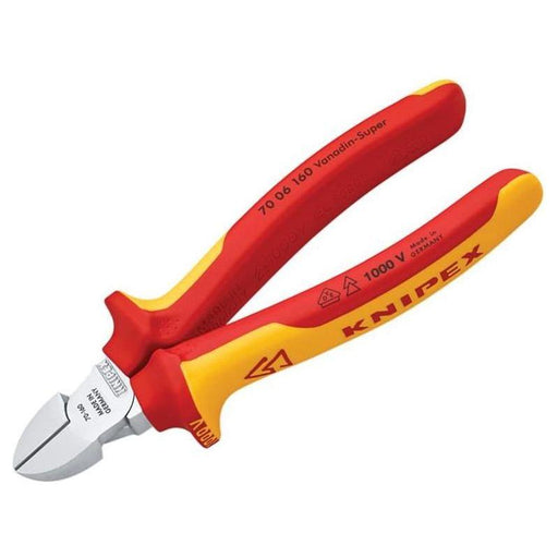 Knipex VDE Diagonal Cutter 160mm Knipex - RockBottom Northampton