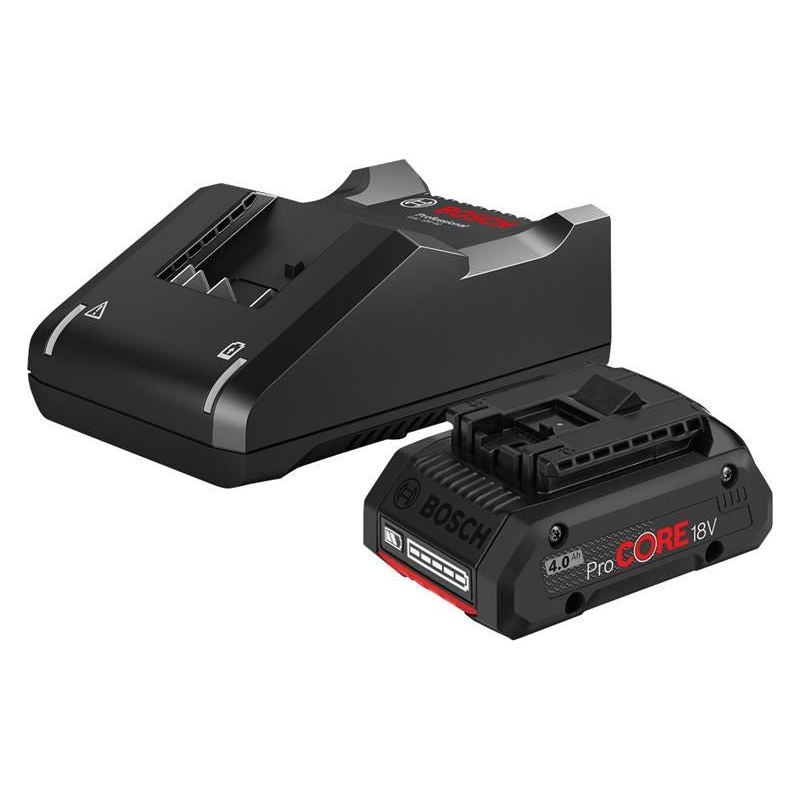 Bosch ProCORE18V 4.0Ah Battery & Charger Starter Kit 18V Bosch - RockBottom Northampton