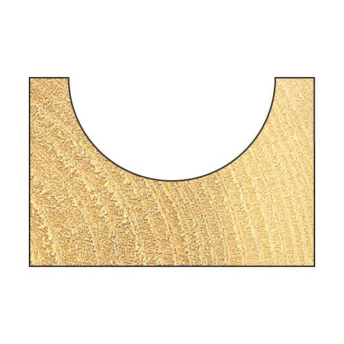 C058X8MMTC - Radius 12.7mm radius x 25.4mm diameter