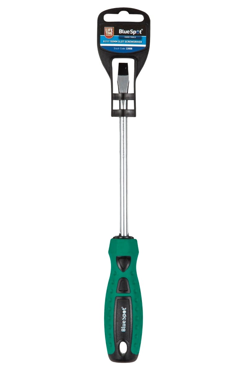 Blue Spot Tools 8.0 x 150mm Slotted Screwdriver