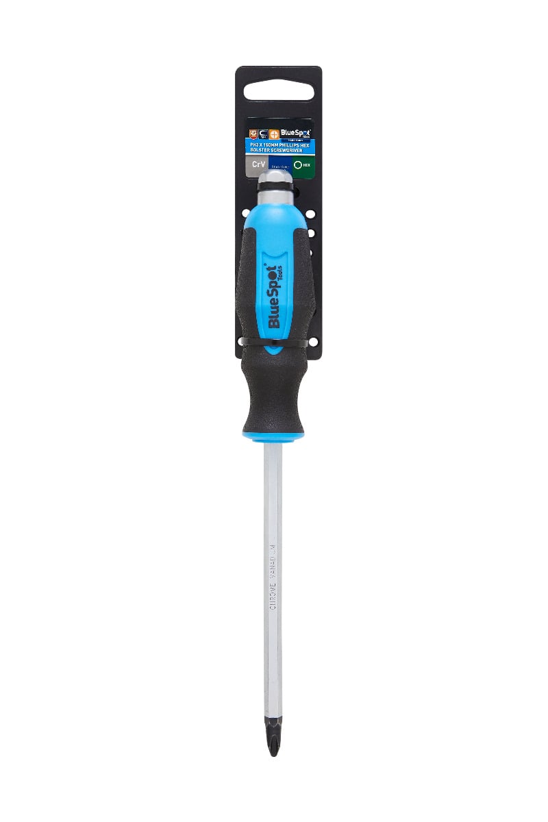 Blue Spot Tools Phillips Hex Bolster Screwdriver