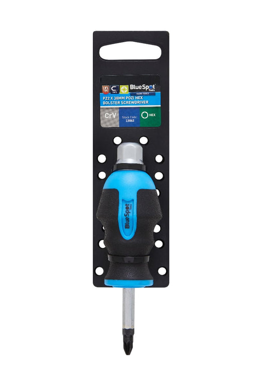 Blue Spot Tools Pozi Hex Bolster Screwdriver
