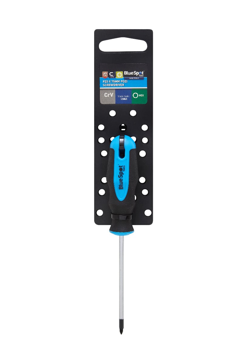 Blue Spot Tools Pozi Hex Bolster Screwdriver