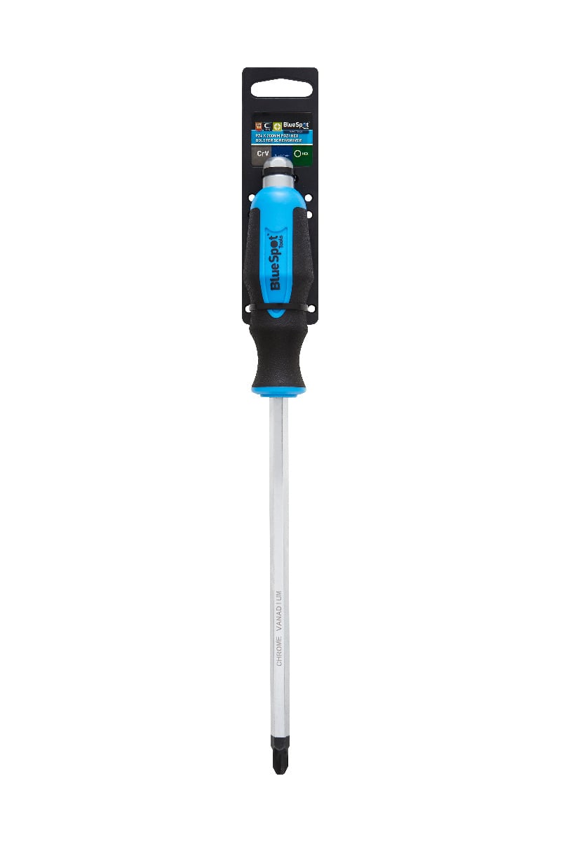 Blue Spot Tools Pozi Hex Bolster Screwdriver