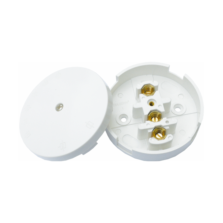 Securlec 3 Terminal Junction Box White 30A 90mm