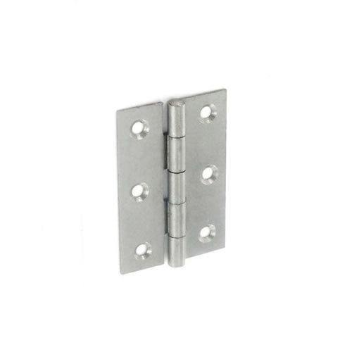 Securit Steel Butt Hinges Self Colour 63mm Pack 20