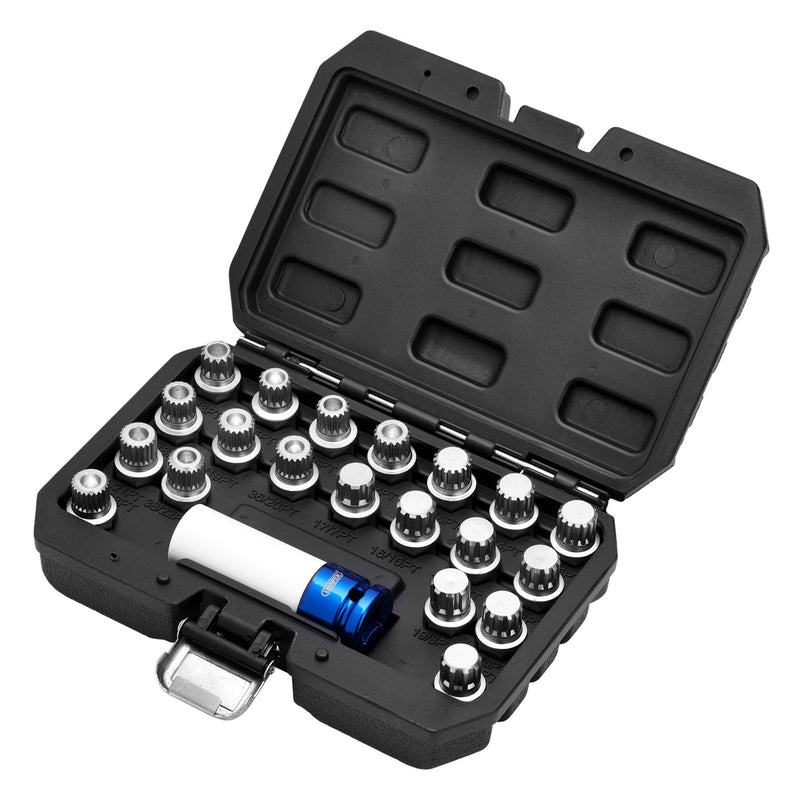 Draper 13599 BMW Locking Wheel Socket Set (21 Piece)