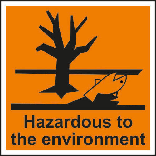 Hazardous to the environment 1.2mm Recyclable PP (150 x 150mm)