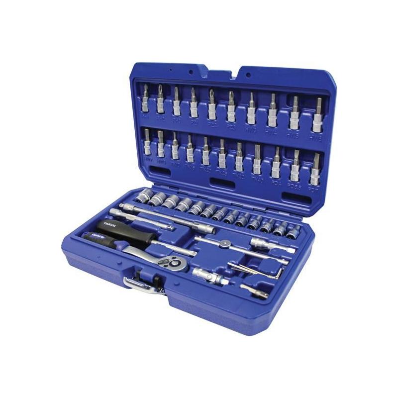 Faithfull 1/4in Drive Socket Set, 46 Piece Faithfull - RockBottom Northampton