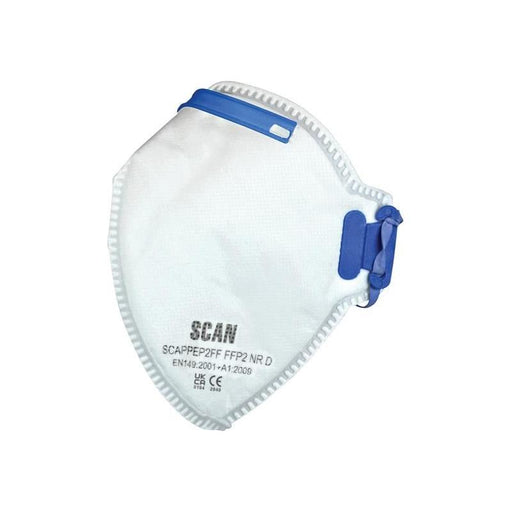 Scan Fold Flat Disposable Mask FFP2 Protection (Pack 20) Scan - RockBottom Nothampton
