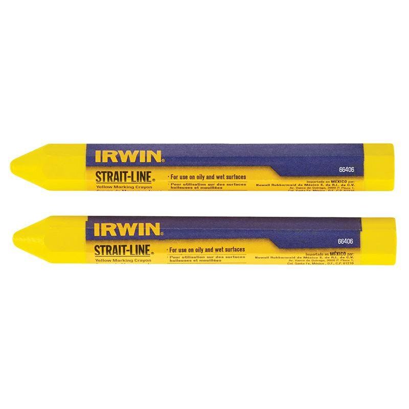 Irwin® Strait-Line® Crayon Yellow (Card 2) IRWIN® STRAIT-LINE® - RockBottom Northampton