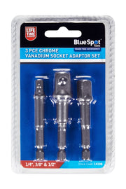 Blue Spot Tools 3 PCE Chrome Vanadium Socket Adaptor Set