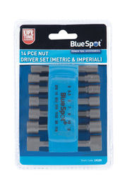 Blue Spot Tools 14 PCE Nut Driver Set (Metric & Imperial)