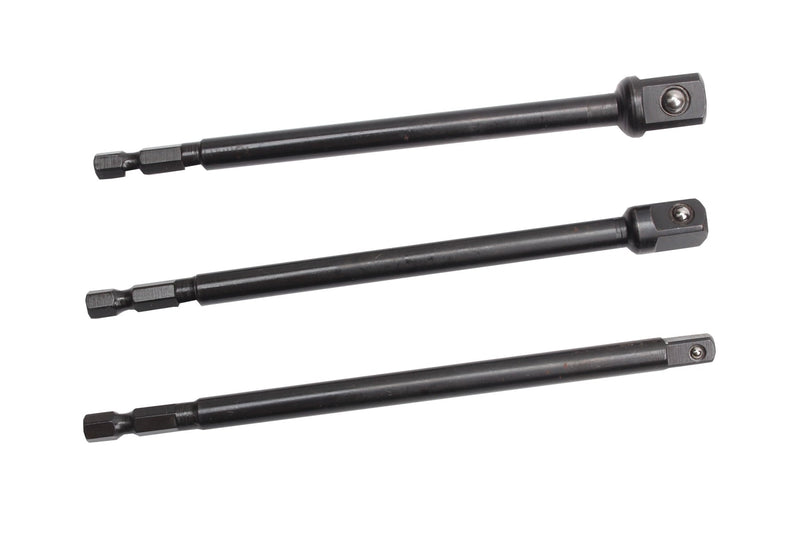 Blue Spot Tools 3 PCE 150mm (6") Impact Socket Adaptor (1/4"-3/8"-1/2")
