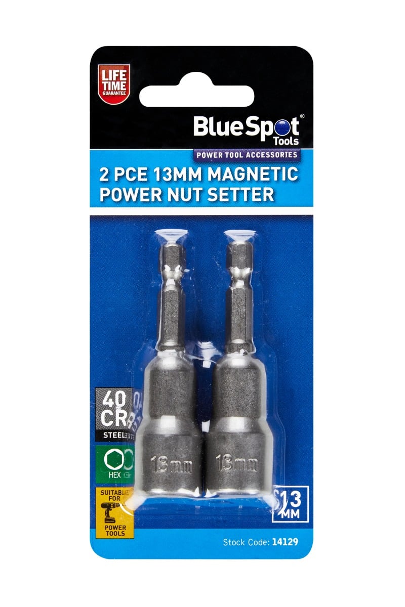 Blue Spot Tools 2 PCE Magnetic Power Nut Setter
