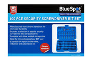 Blue Spot Tools 100 PCE Security Screwdriver Bit Set