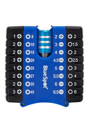 Blue Spot Tools 33 PCE Compact Chrome Vanadium Screwdriver Bit Set With Chuck