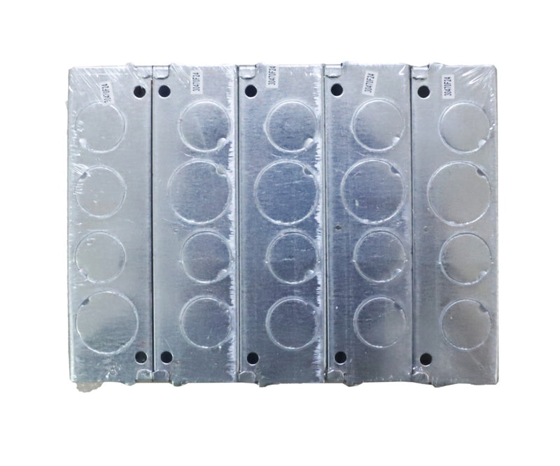 Securlec Metal Back Box 2 Gang 35mm