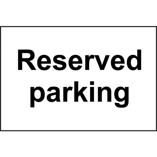 Reserved parking 1.2mm Recyclable PP (300 x 200mm)