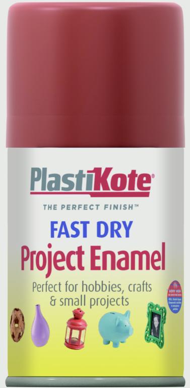 PlastiKote Fast Dry Enamel Aerosol Paint Insignia Red - 100ml