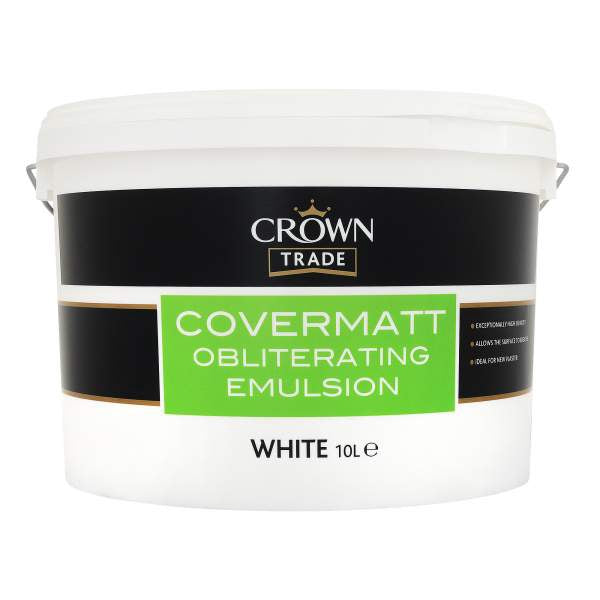 Crown Trade Covermatt 10L White