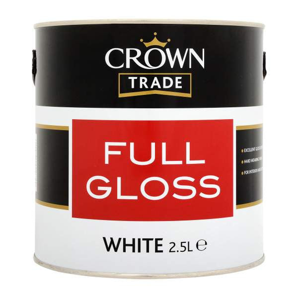 Crown Trade Gloss 2.5L White