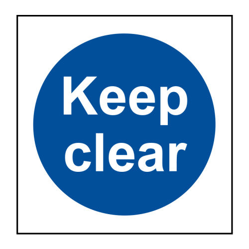 Keep clear 1.2mm Recyclable PP (150 x 150mm)