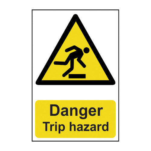 Danger trip hazard - SAV (200 x 300mm)