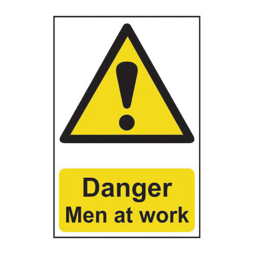 Danger men at work - SAV (200 x 300mm)
