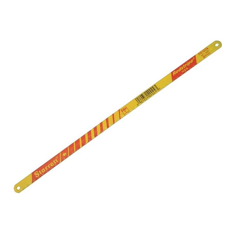 Starrett Red Stripe HSS Hacksaw Blades 300mm (12in) x 18 TPI Box 50 Starrett - RockBottom Nothampton