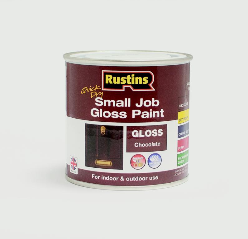 Rustins Quick Dry Small Job Gloss 250ml Chocolate