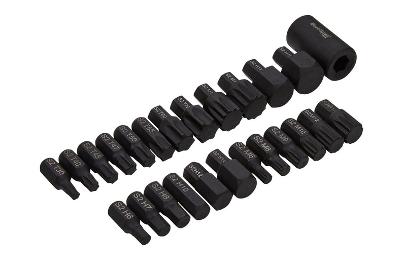 Blue Spot Tools 25 PCE 1/2" Interchangeable Impact Bit Set in BMC