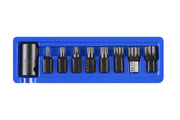 Blue Spot Tools 9 PCE 1/2" Impact Torx Bits (T30-T70)