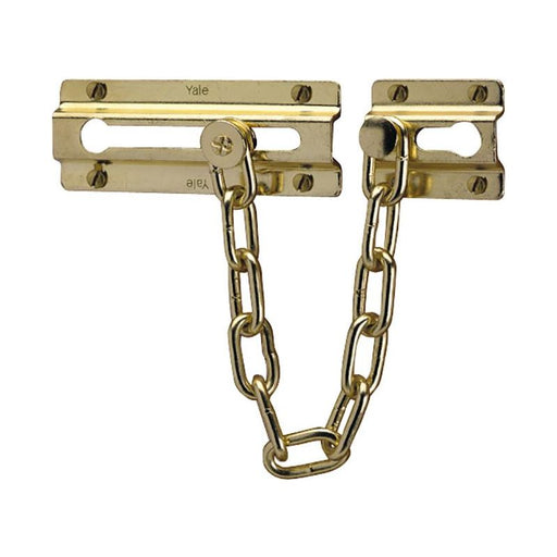 Yale Locks P1037 Door Chain Brass Finish Yale Locks - RockBottom Northampton
