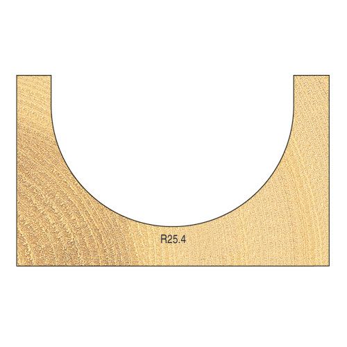 15/2X1/2TC - Cove cutter 25.4mm radius