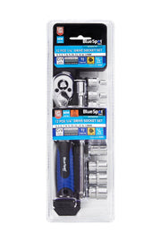 Blue Spot Tools 12 PCE 1/4" Ratchet & Socket Set