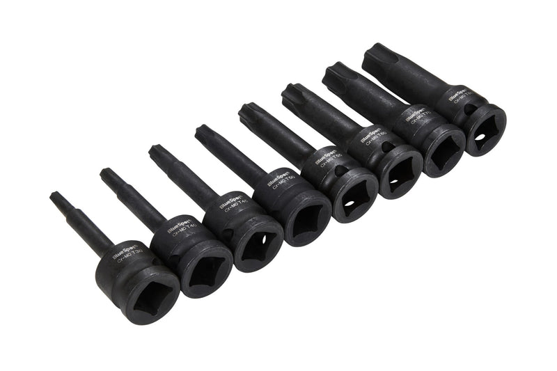 Blue Spot Tools 8 PCE 1/2" Impact Torx Sockets (T30-T80)