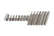 Blue Spot Tools 15 PCE 1/2" Drive Hex Bit Set (H4-H12)