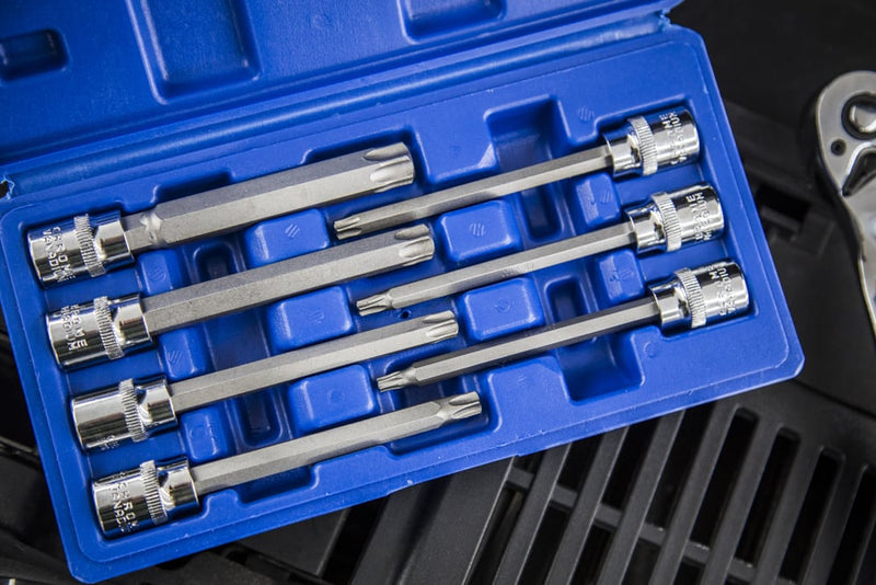 Blue Spot Tools 7 PCE 3/8" Drive Extra Long Torx Socket Bit Set (T25-T60)