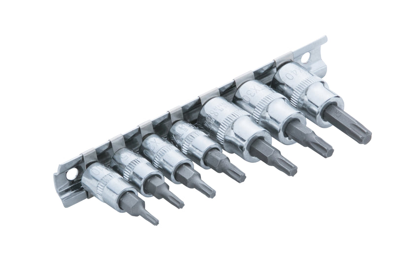 Blue Spot Tools 7 PCE 1/4" (T10-T25) & 3/8" Torx Socket Set (T27-T40)
