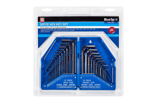 Blue Spot Tools 30 PCE Hex Key Set
