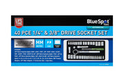Blue Spot Tools 40 PCE 1/4" & 3/8" Drive Socket Set