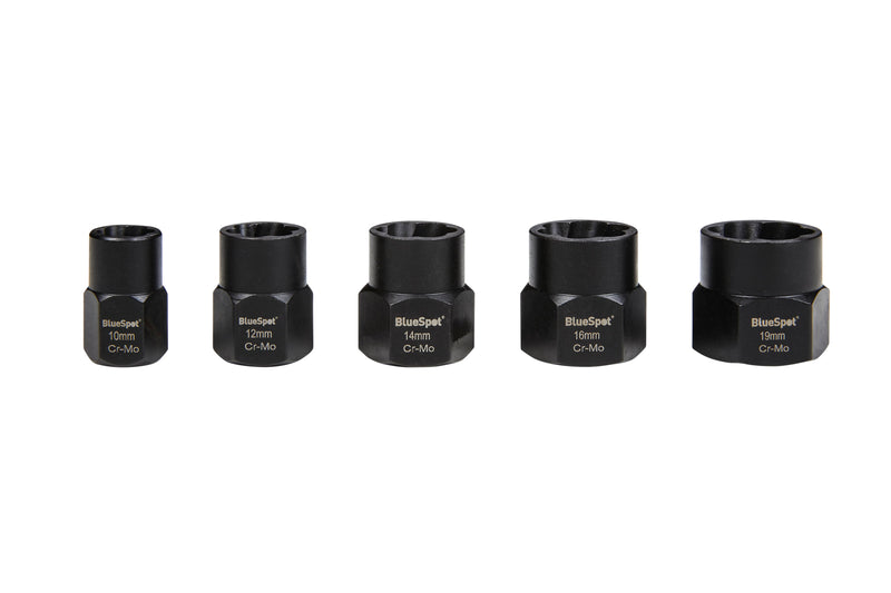 Blue Spot Tools 10 PCE Bolt Remover Set (9-19mm)